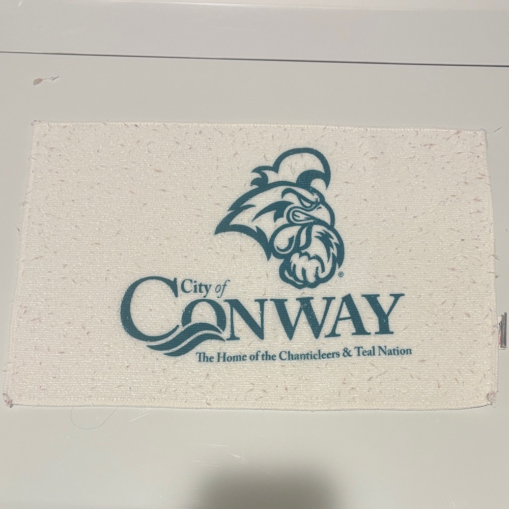 City of Conway Chanticleers Teal Nation Hand Towel